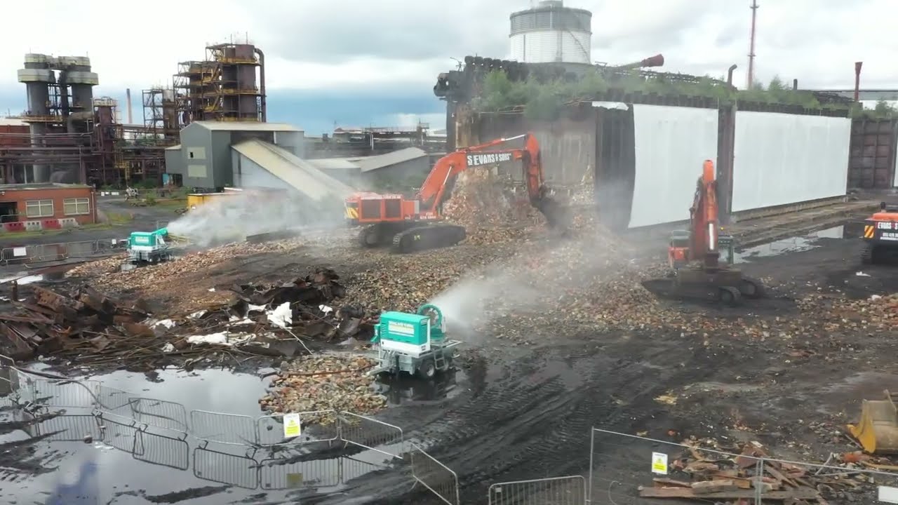 British Steel - Dawes Lane Coke Ovens Demolition