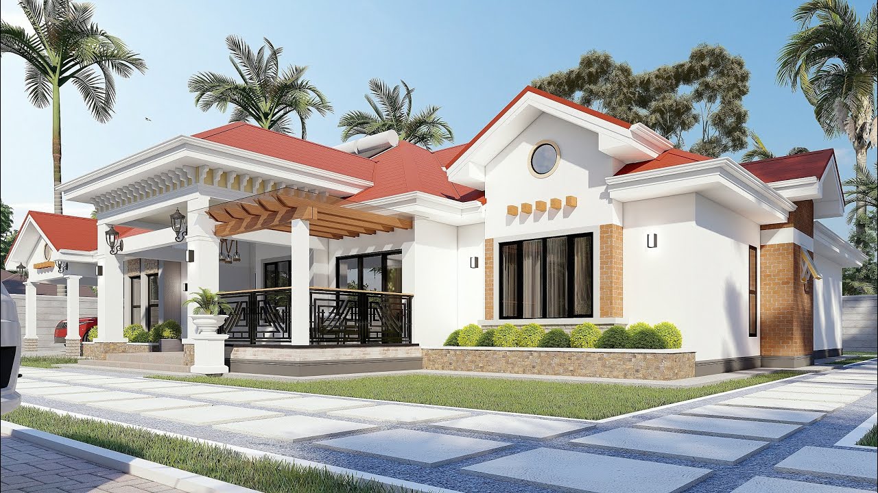 4 Bedroom  House Design | House Plan  | ALL ENSUITE |  Exterior & Interior Animation @katveldesigns