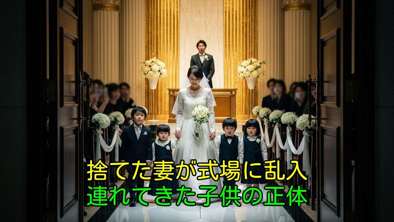 妊娠中の妻を捨てた夫。5年後、彼の結婚式に現れた『子供達』の正体に絶句