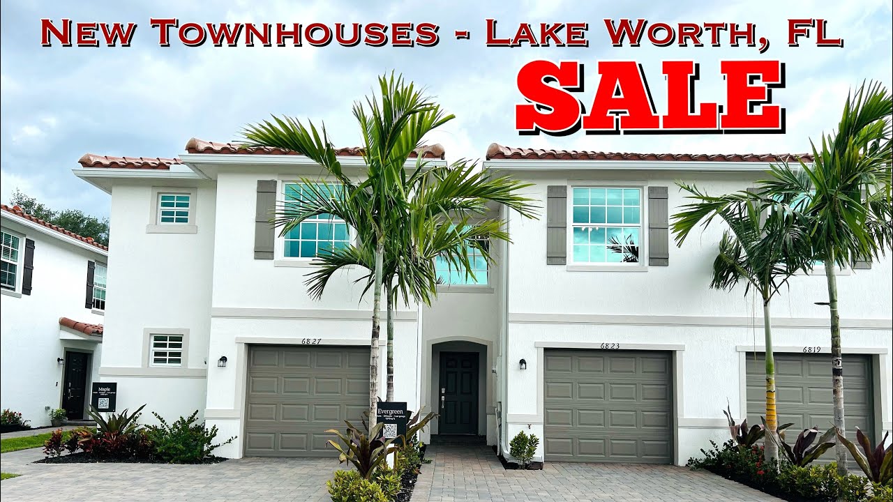 New Construction Townhomes in Lake Worth 🌴 Palm Beach County By Sonya Lopez Realtor (Walk-Thru)