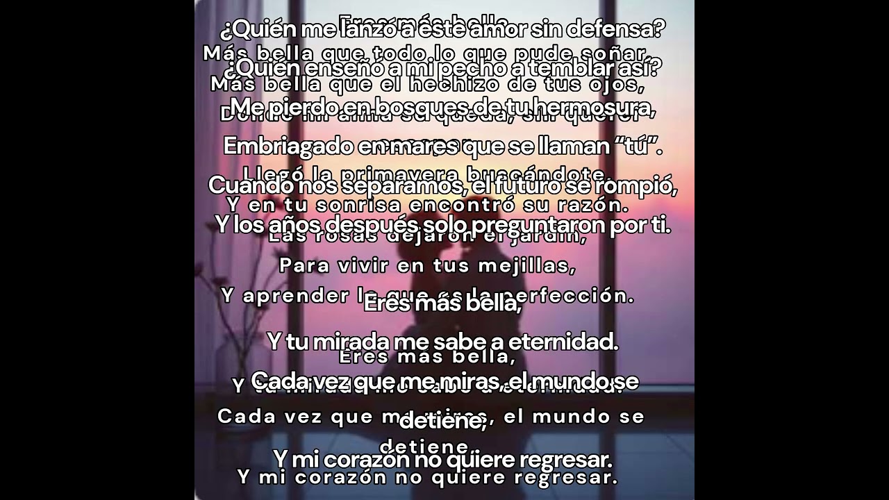 Canción en Español – “Eres Más Bella” Hashem Ahmad Atfeh