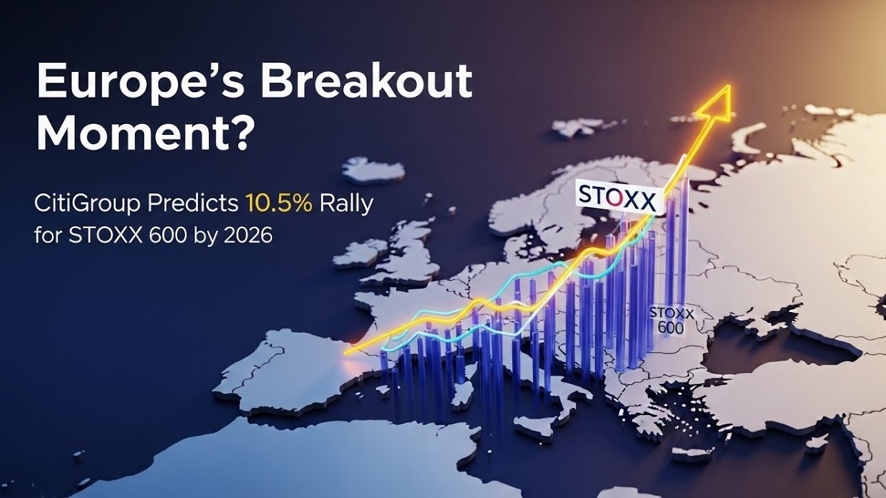 Это ли момент прорыва для Европы? Citigroup прогнозирует рост индекса STOXX 600 на 10,5% к 2026 году