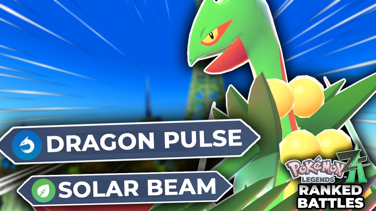 MEGA SCEPTILE Is Pretty Mid In Ranked Battles... | Pokemon Legends: Z-A Ranked Battles