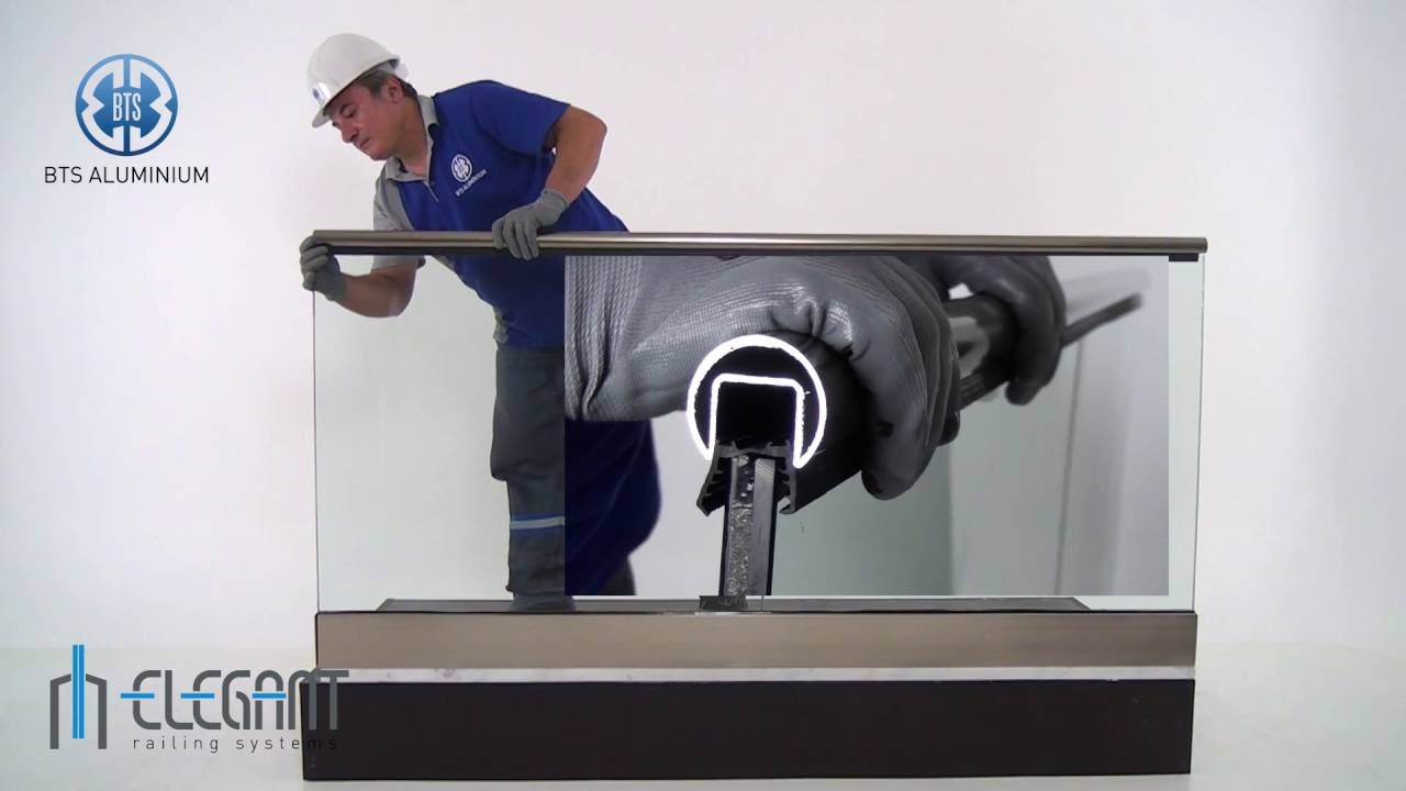 BTS M50 Glass Railing Installation - BTS M50 Cam Korkuluk Küpeşte Montajı