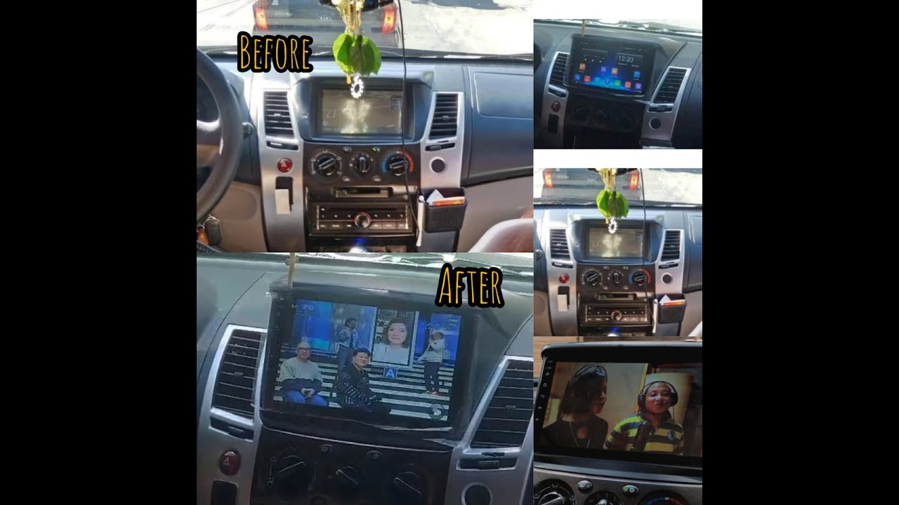 Montero Sport Android Version 12  Headunit upgrade 2GB RAM / 32GB ROM
