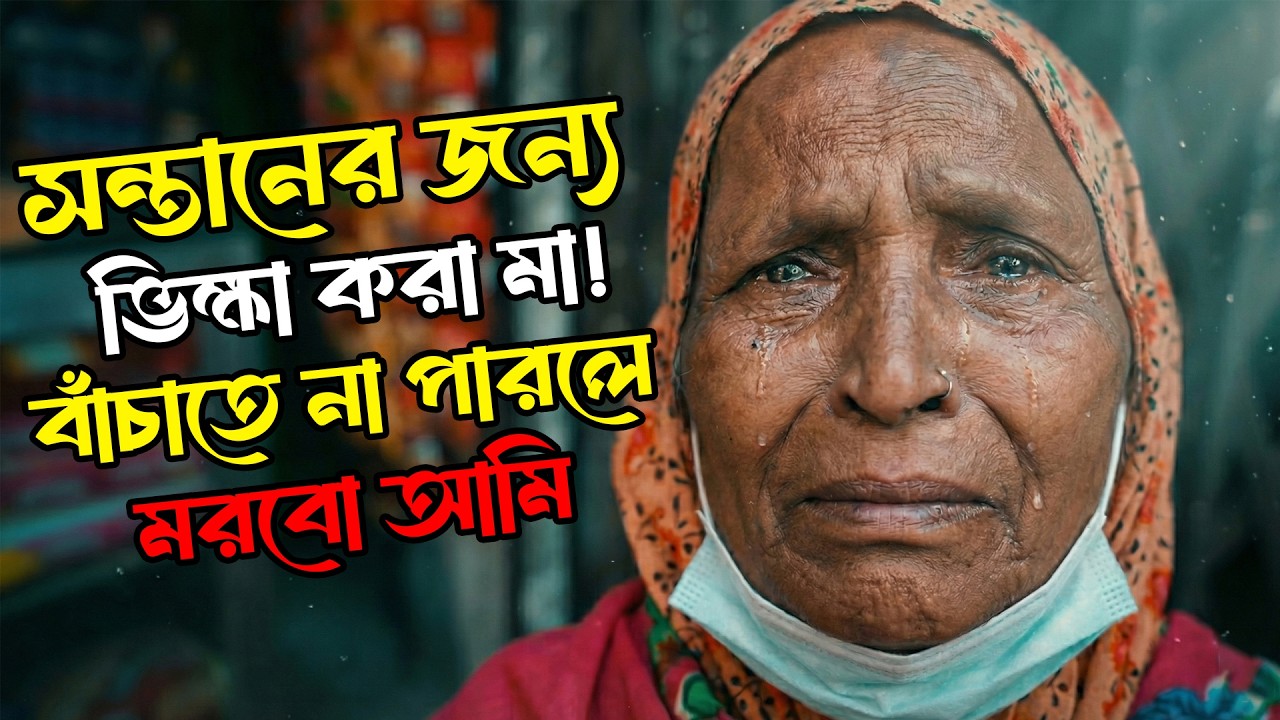 ছেলের চিকিৎসার টাকার জন্য রাস্তায় ভিক্ষা করছেন মা | Emotional Bangla Story