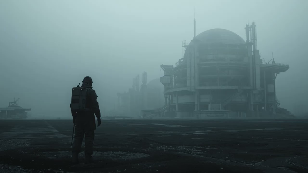 Lone Observer 👁️ 2 Hour Silent Watch Ambience  Abandoned Station Soundscape  Vast Emptiness | Sci-Fi