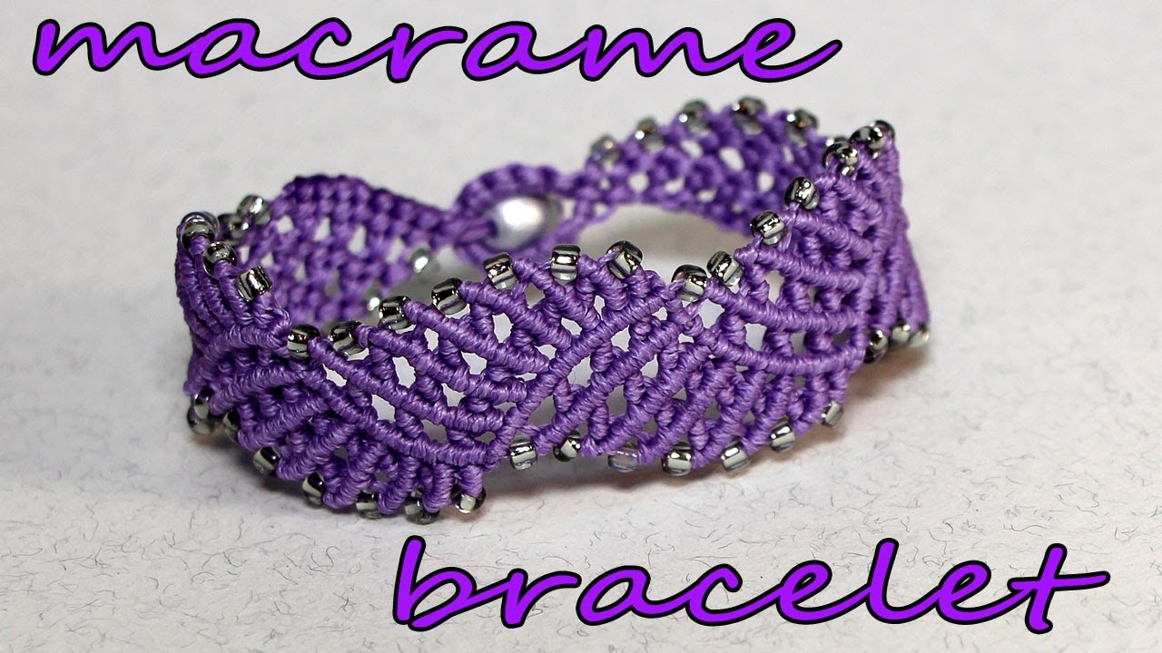 МАКРАМЕ БРАСЛЕТ. MACRAME BRACELET