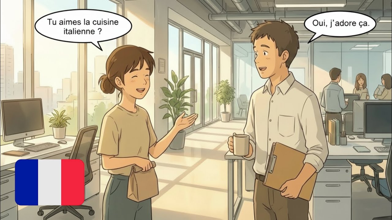 20 Minutes of Daily French Dialogues (A1-A2) | Office & Housing