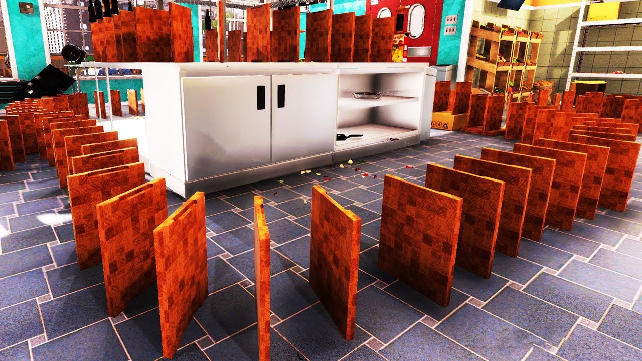 I Turned My Kitchen into an Insane Domino Maze - Cooking Simulator