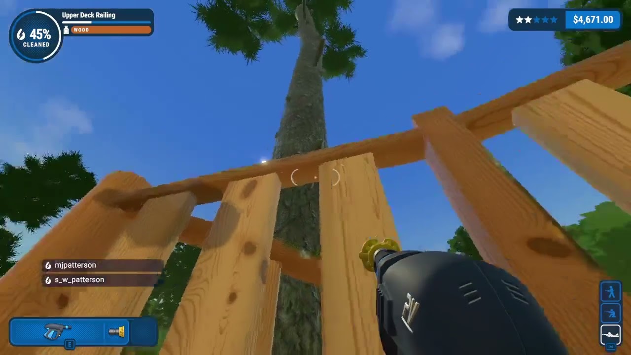 02MAR26 Tree house, Drill.