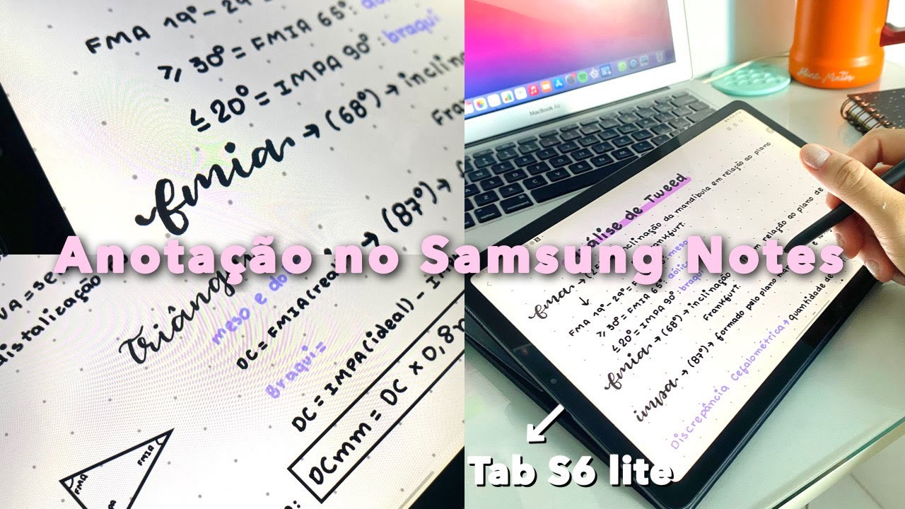 Anotação no *Samsung Notes* | Tab S6 Lite!