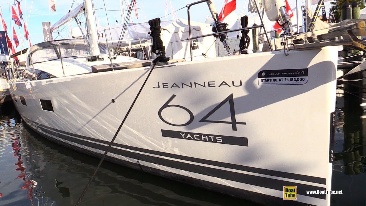 2017 Jeanneau 64 Sailing Yacht - Deck and Interior Walkaround - 2017 Annapolis Boat Show