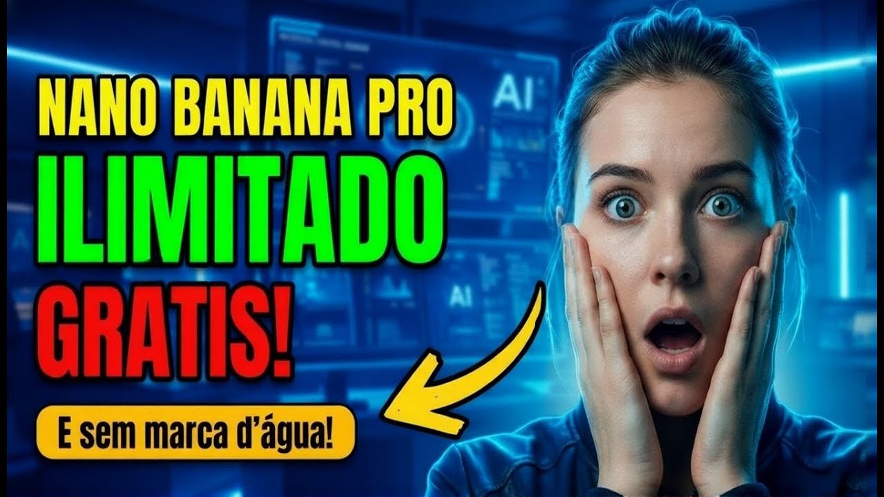 IA com Nano Banana Pro ILIMITADO? Veja Tudo Que Dá Pra Fazer!