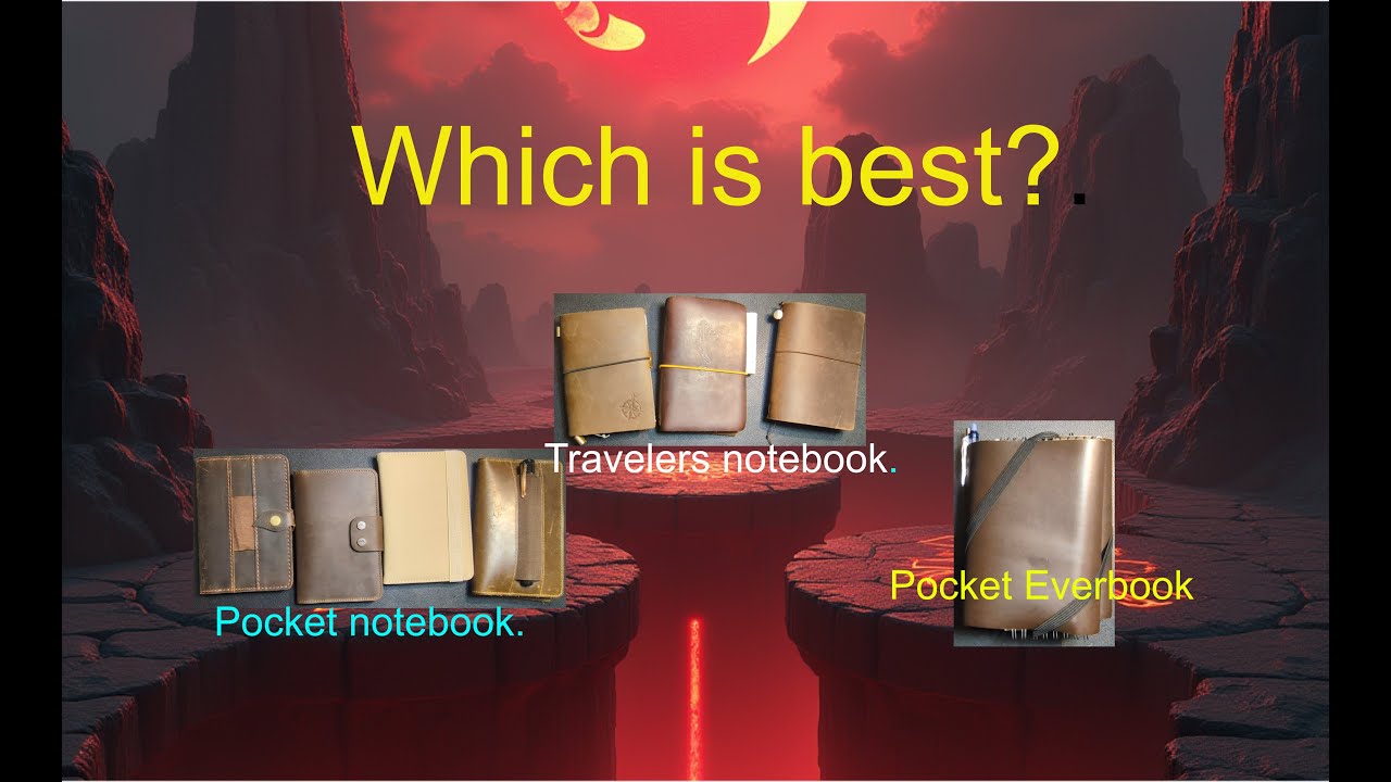 Pocket Everbook vs pocket notebooks vs Traveler Notebooks -- which wins?