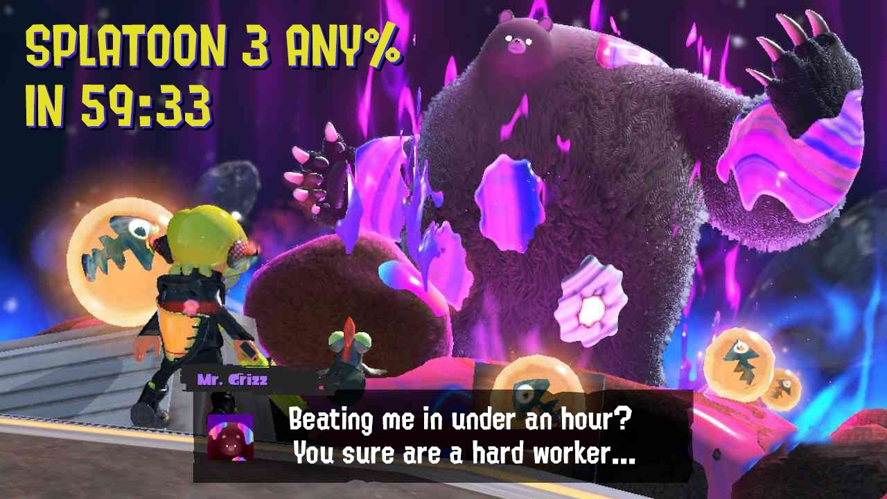 Splatoon 3 in under an hour??? - Any% in 59:33