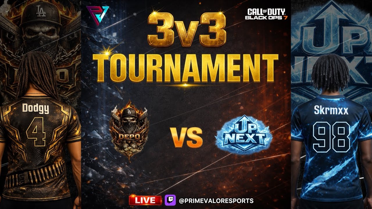 Team Depo vs Team UpNext | BO7 3v3 Search & Destroy | Prime Valor Tournament