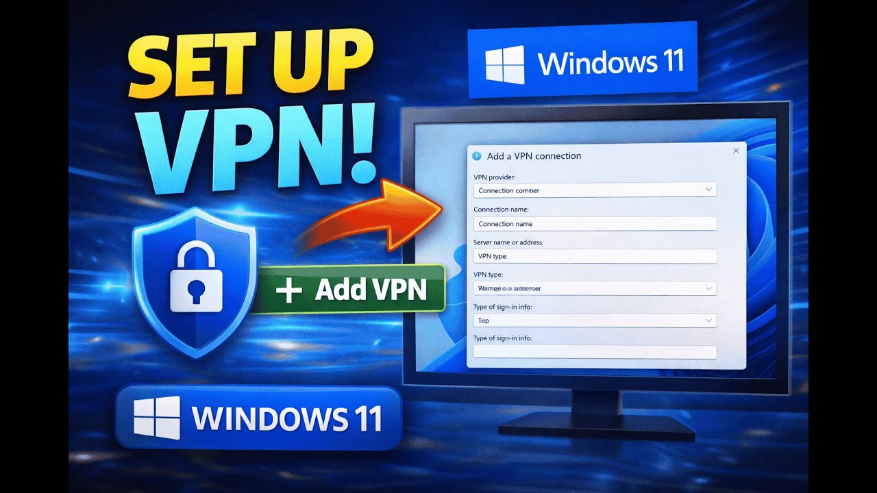 How To Set up a VPN On Windows 11 (In 2026) SUPER EASY METHOD