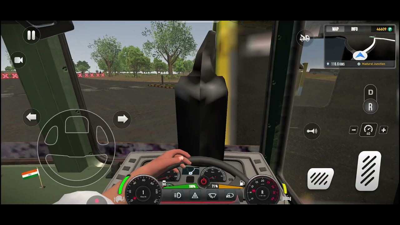 #indian truck simulator wooden map driving a indian truck#youtube