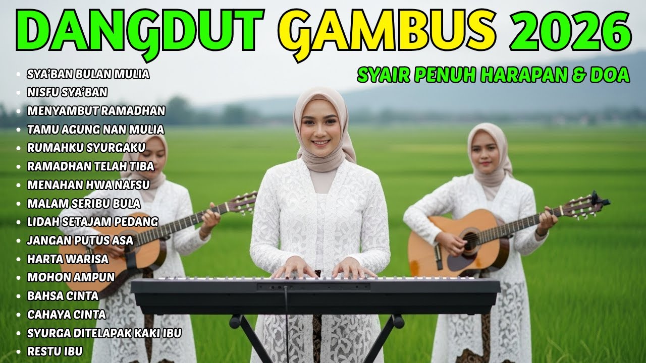 SYA'BAN BULAN MULIA -- DANGDUT GAMBUS ENAK DIDENGAR - DANGDUT  RELIGI PALING DICARI