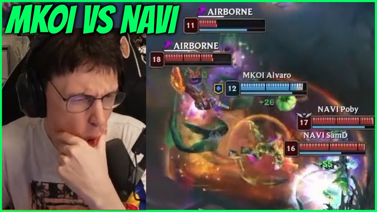 Caedrel Reacts To LEC's Battle For LAST Worlds Spot - MKOI VS NAVI