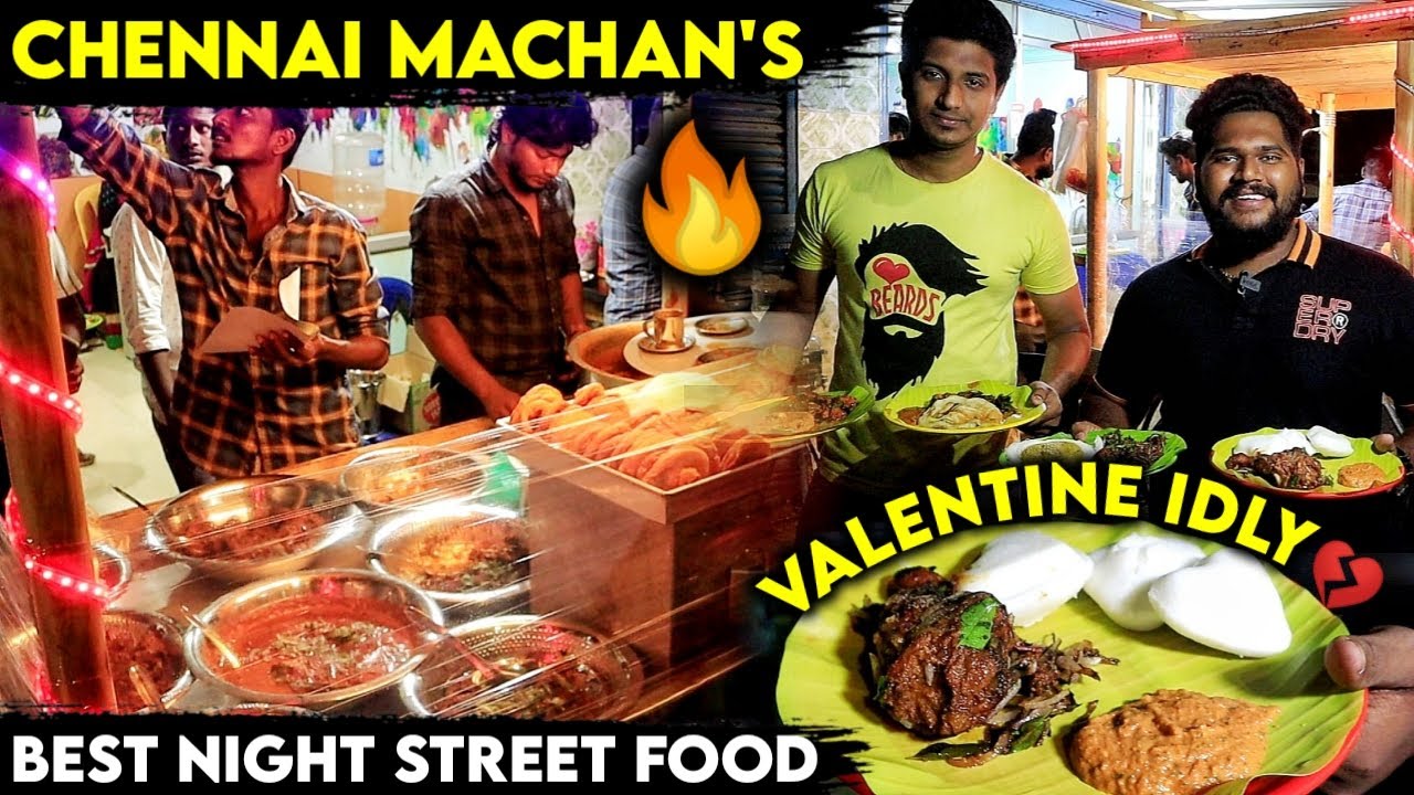 ₹15 Poricha parotta,Valentine idly,Prawn Fry - கறி வண்டி | Chennai Machan's