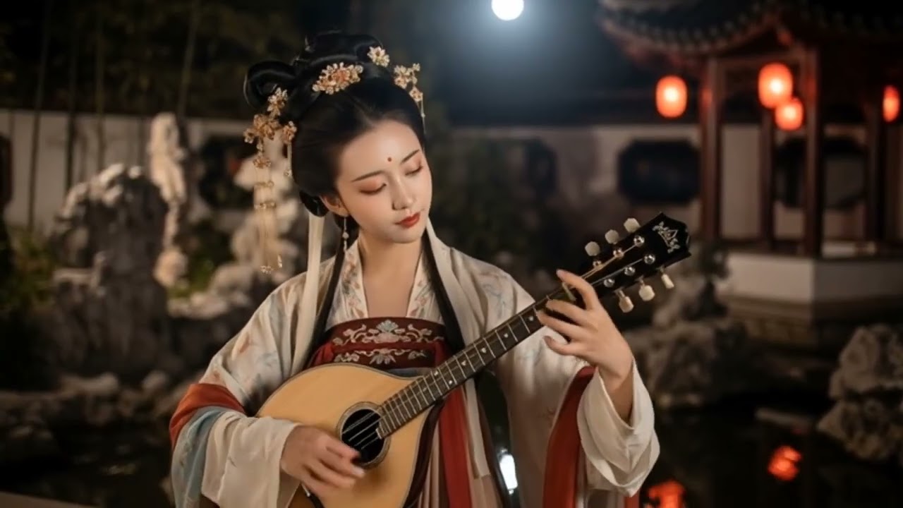 Guzheng Whispers Under the Moon