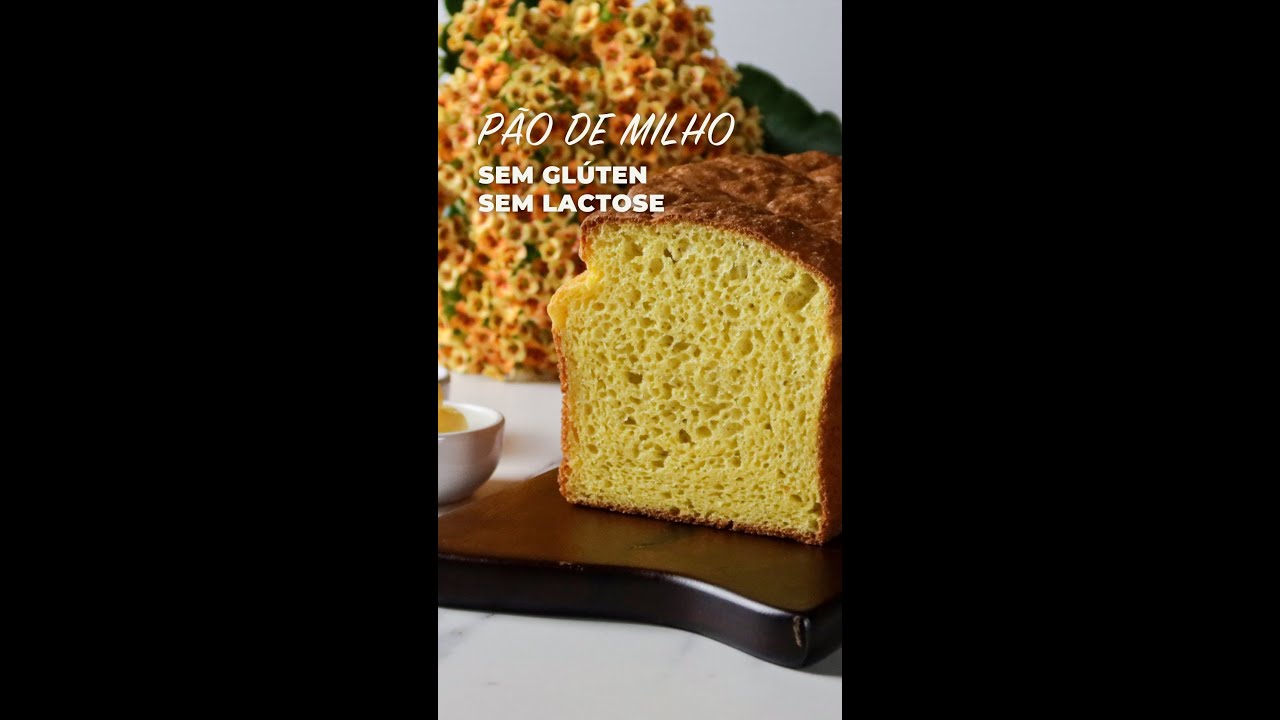 NOVO P&Atilde;O DE MILHO DELICIOSO, FOFINHO, SEM GL&Uacute;TEN E SEM LACTOSE (sem trigo e sem leite) #shorts