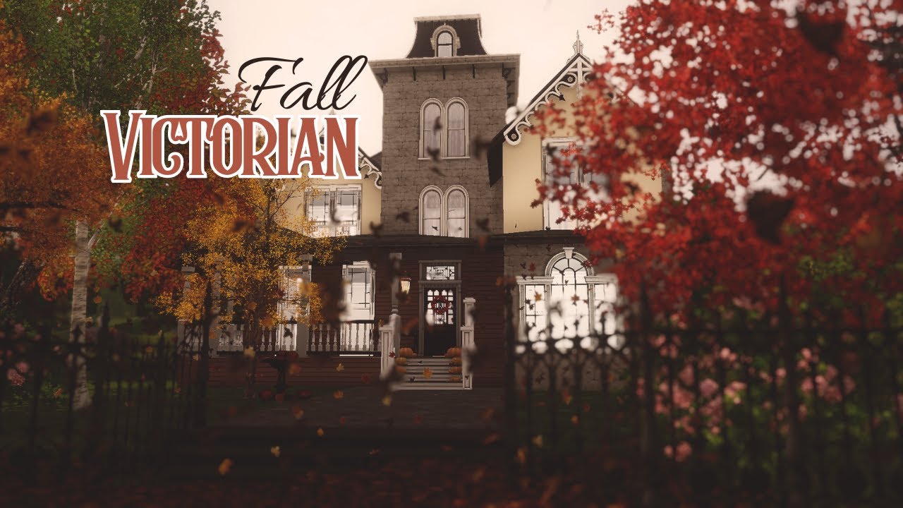 A Victorian Manor Perfect for Fall 🍁|| Sims 3 Speedbuild