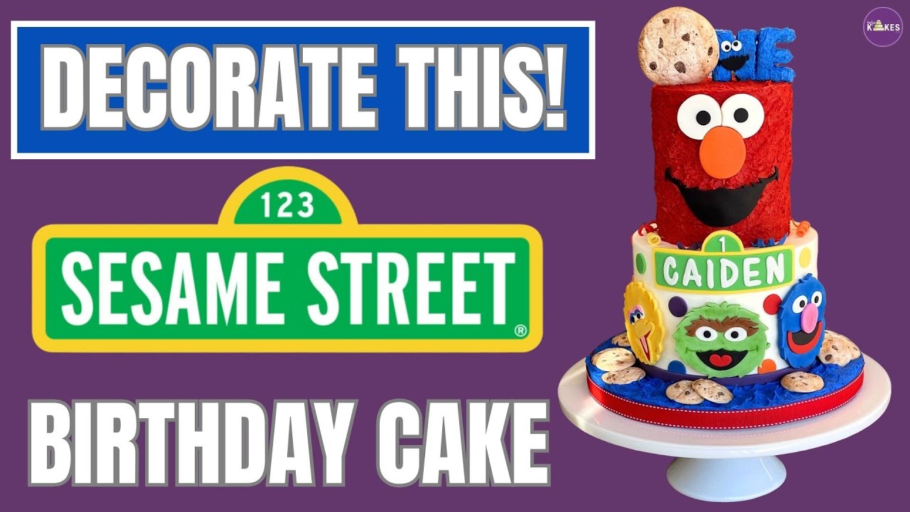 Everyone Goes Crazy For This SESAME STREET CAKE!