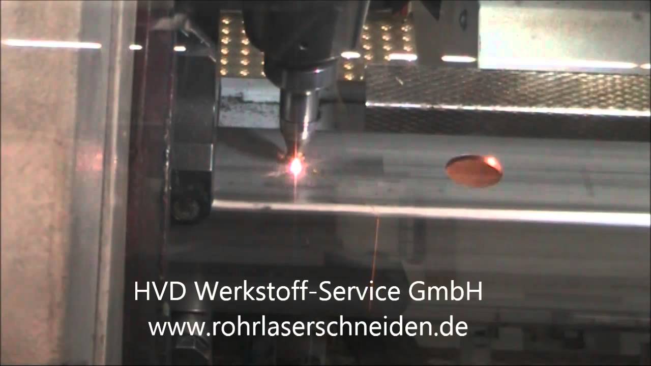 Rohrlaserschneiden/Rohrlaserbearbeitung von einem Vierkantrohr