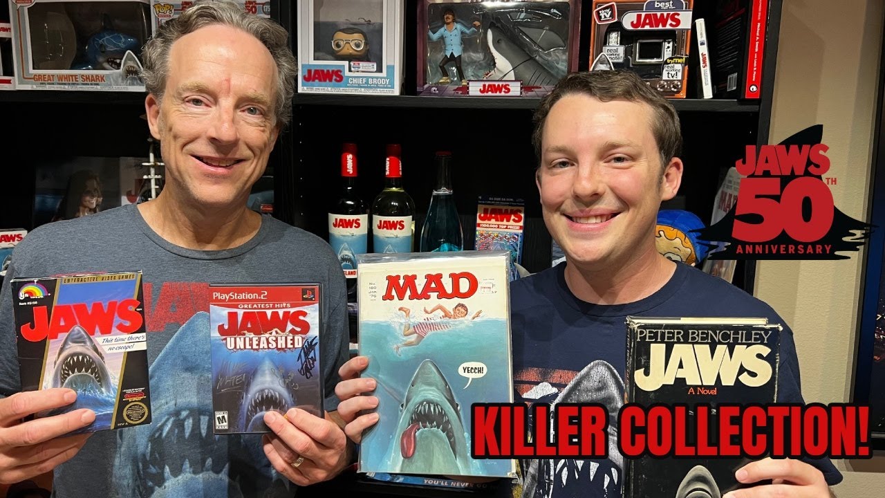 My Son's AMAZING Jaws Movie, Game, Toy & More Collection! 50th Anniversary!