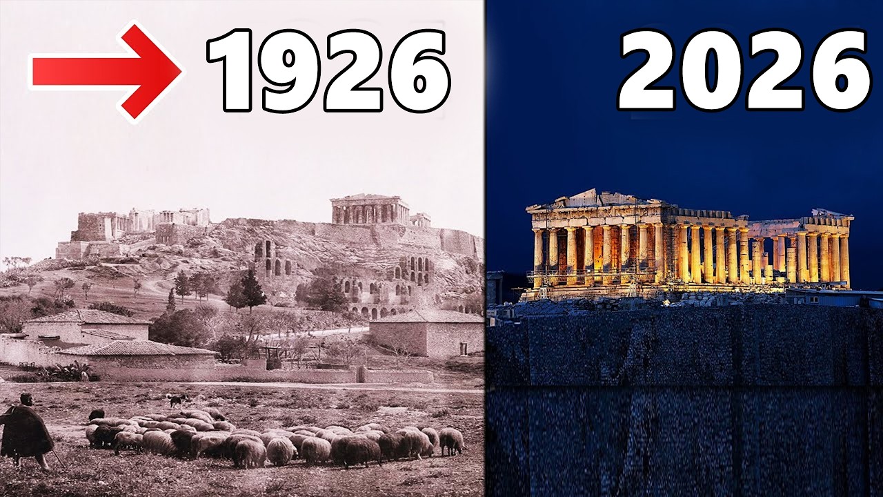 Πως ήταν η Αθήνα πριν από 100 χρόνια.. #history  #acropolis #greece