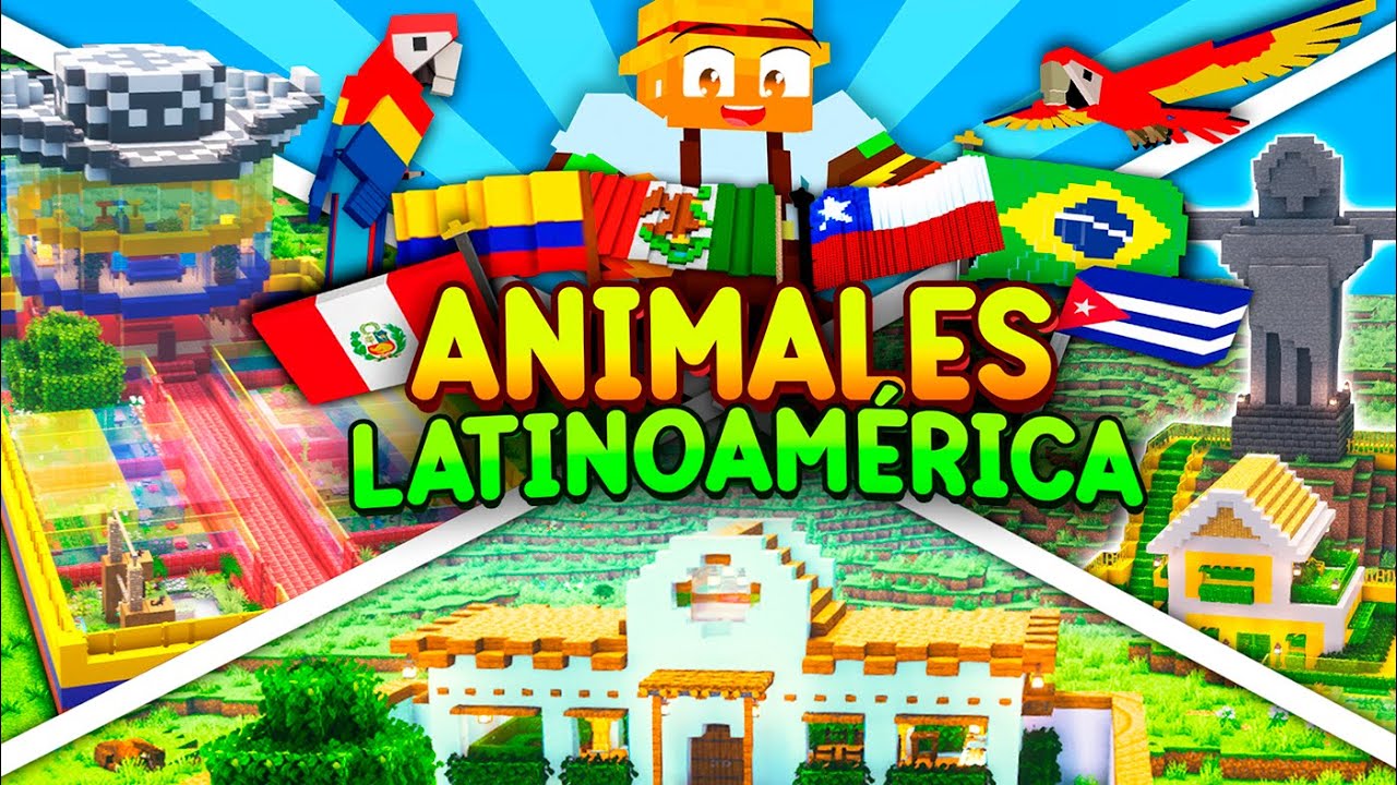 Constru&iacute; ZOOL&Oacute;GICOS con ANIMALES de TODA LATINOAM&Eacute;RICA en MINECRAFT 🐯🌎 PEL&Iacute;CULA COMPLETA