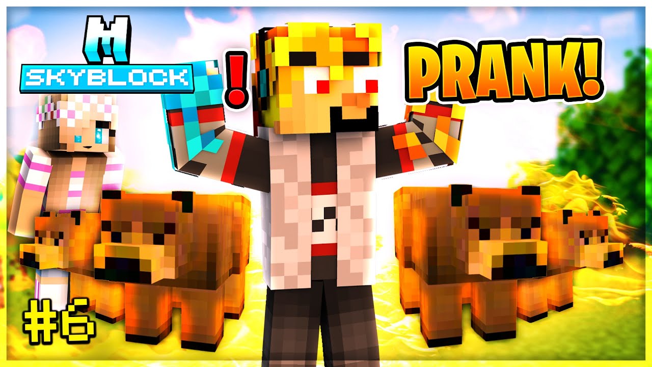 PRANK na Yakariho!😂 [MAJNR SKYBLOCK] #6 w/@SirYakari