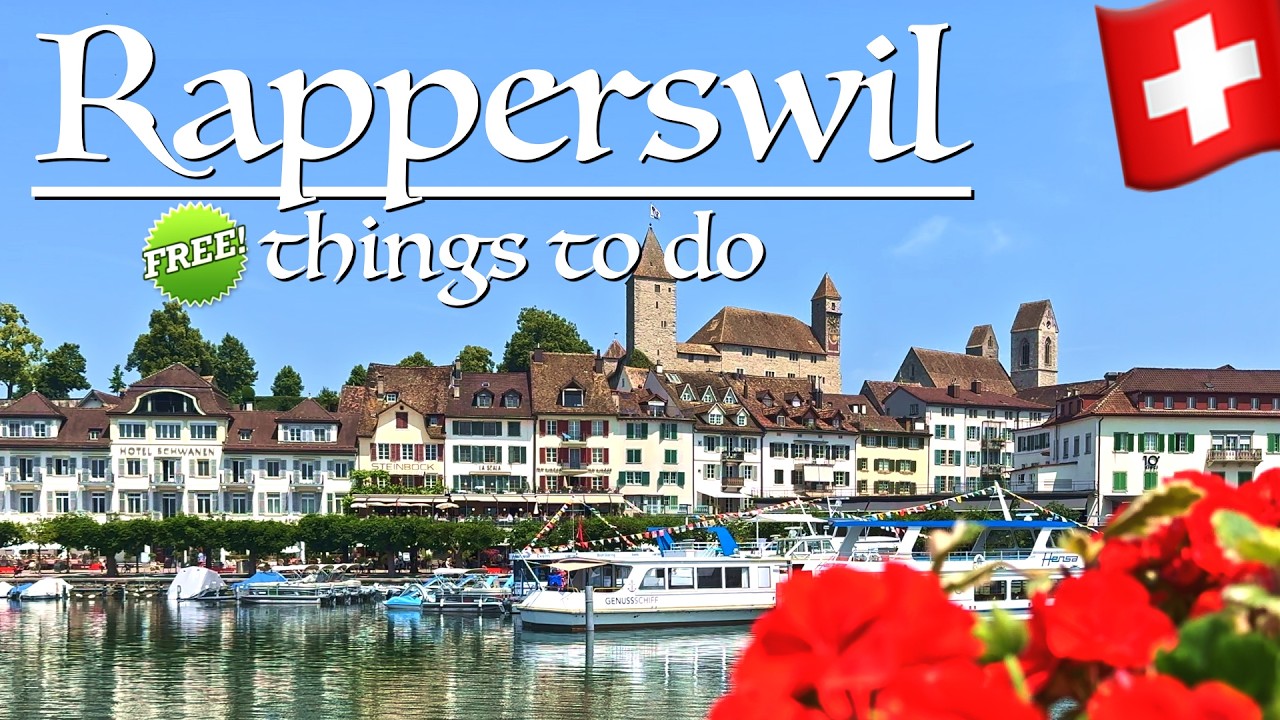 Rapperswil Ep.3: Altstadt, Roseng&auml;rten und andere KOSTENLOSE Dinge in Rapperswil, Schweiz