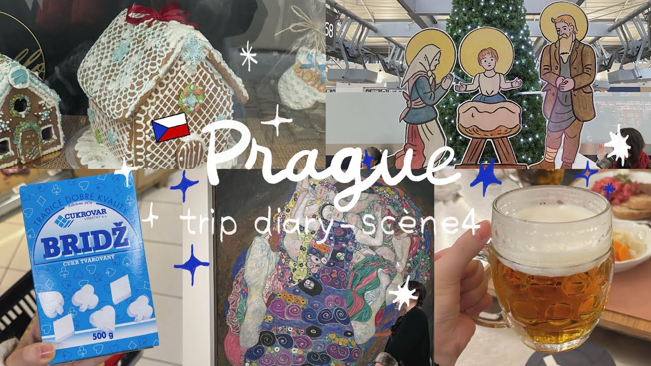 vlog✴︎⌇prague trip diary scène4⌇冬、プラハの旅 その4⌇美術館を歩く⌇✴︎