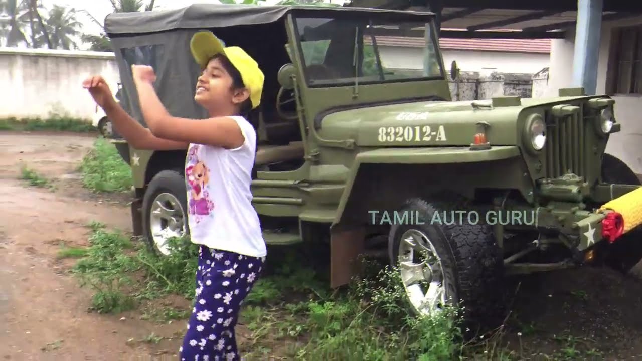 Willys Jeep வரலாறு 1954 Willys Jeep Low Bonnet Restored | Willys Jeep History | TAMIL AUTO GURU JEEP