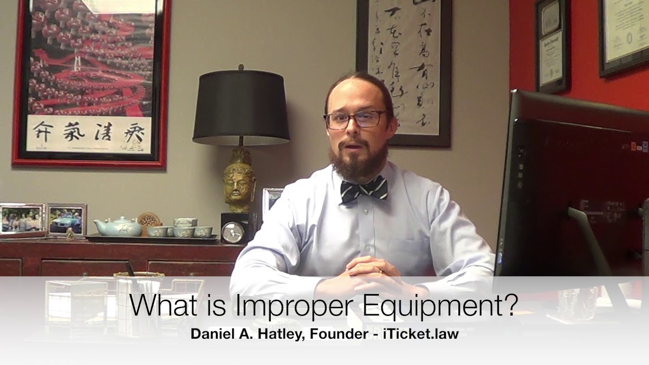 What is Improper Equipment in North Carolina?
