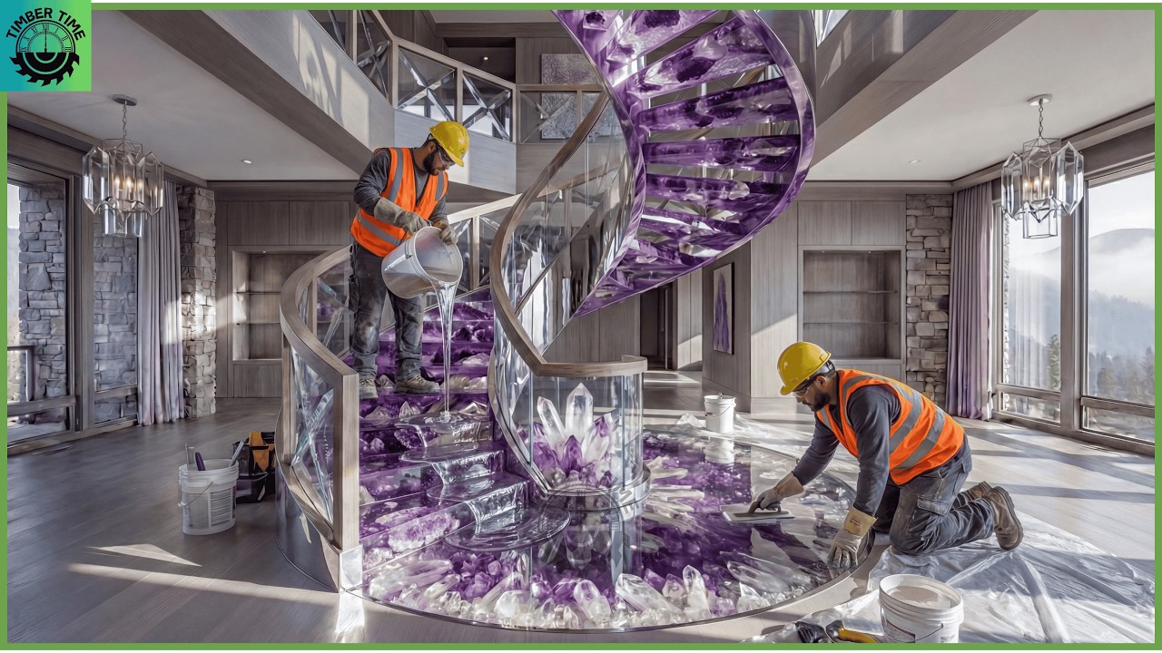 Top 10 Timeless Home Decor Epoxy Stair Designs for Wooden Interiors