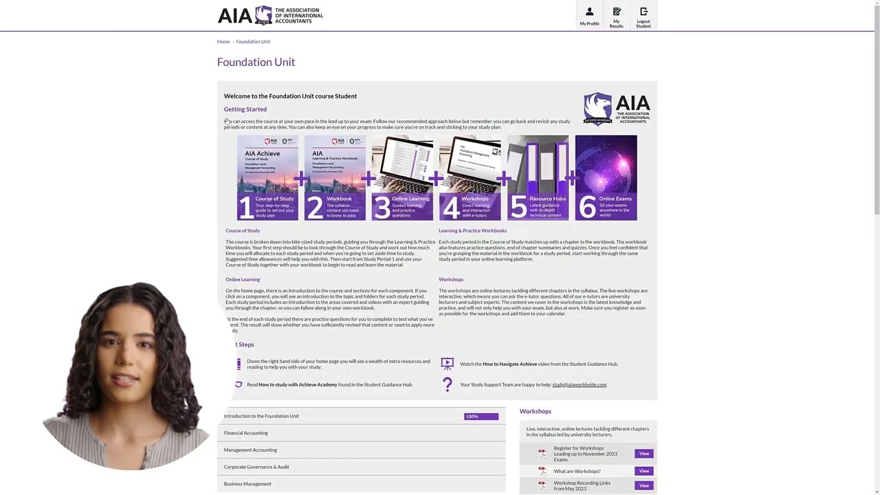 AIA Achieve Academy  - Tutorial Video
