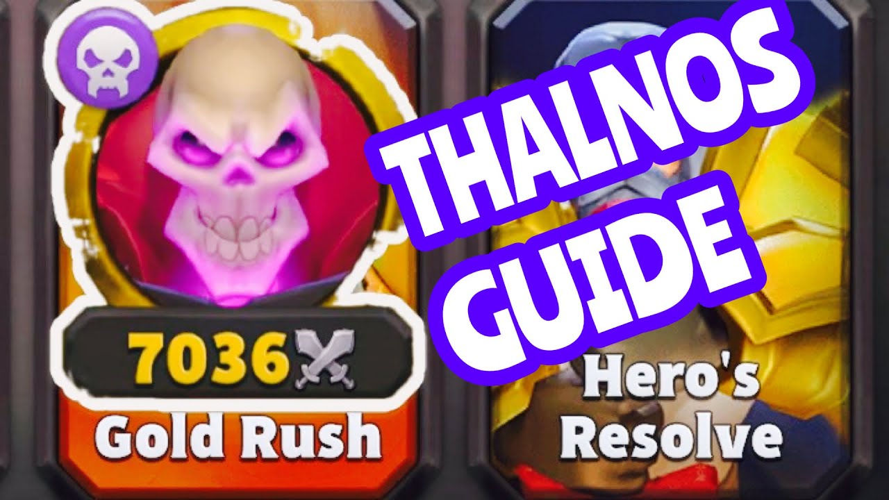 Thalnos PVP Guide to 7K Hero's Resolve Gold Rush Warcraft Rumble
