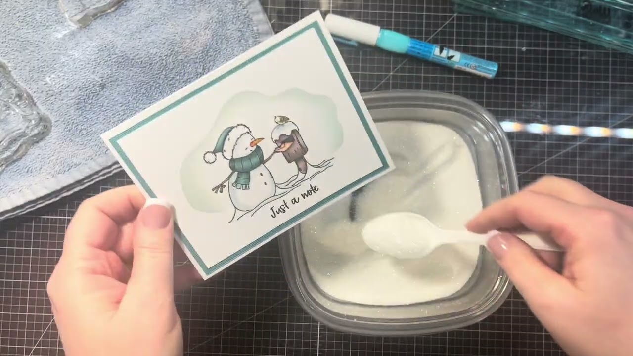A craft with: for #fortheloveofsnowmen hosted by @handiscandi 