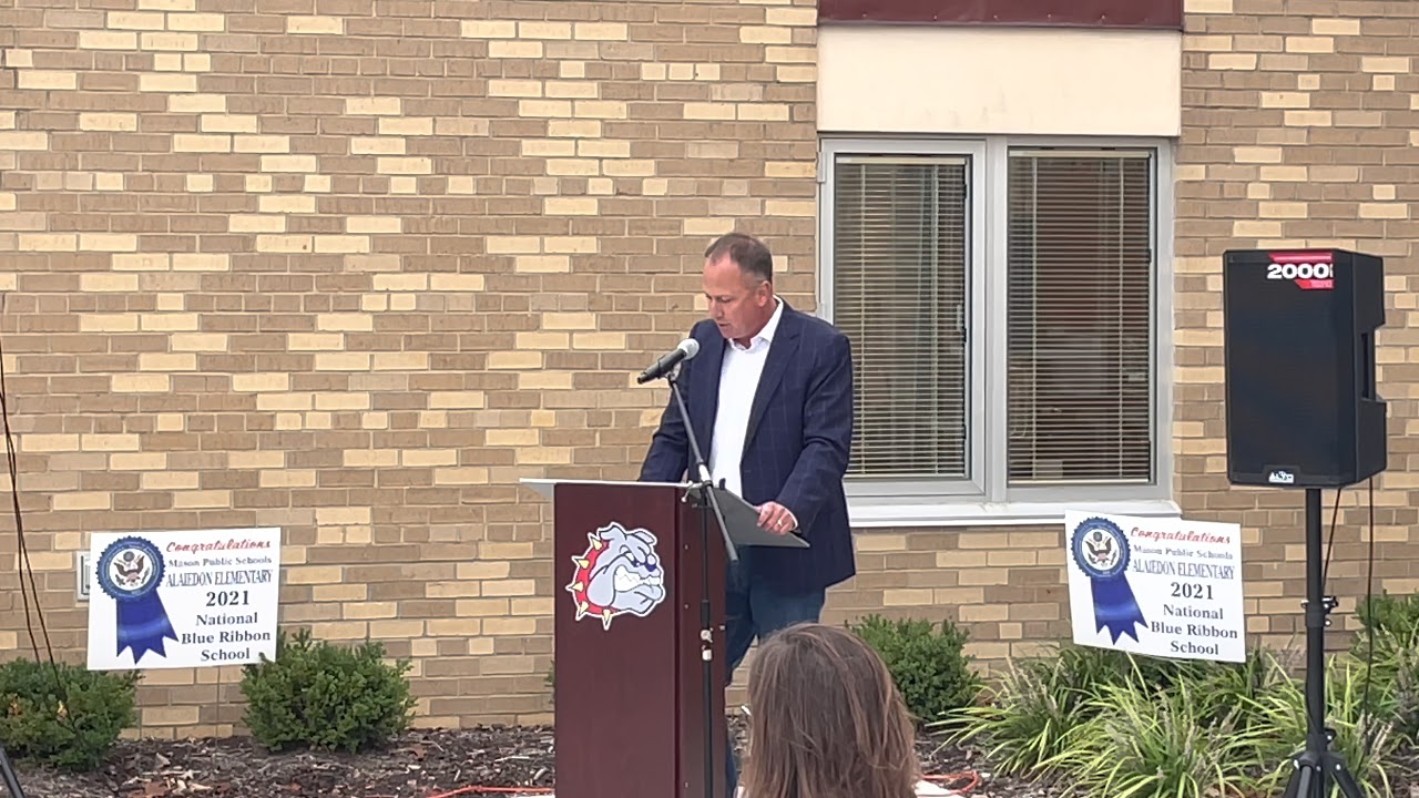 2021 Blue Ribbon School Ceremony - Alaiedon Elementary