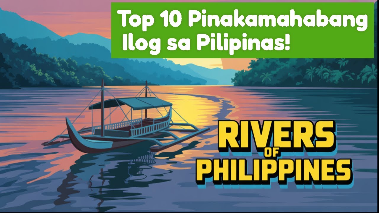 Alamin ang 10 Pinakamahabang Ilog sa Pilipinas!