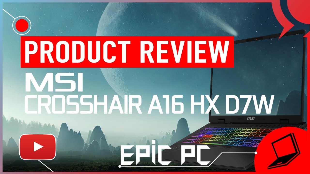 Ноутбук MSI Crosshair A16 HX Ryzen 9 GeForce RTX 5070 Gaming Copilot: цель – высокая производител...
