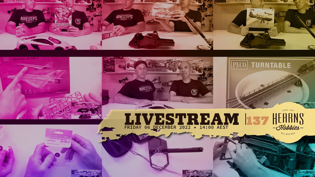 EP137 #askHearnsLive weekly hobby show.