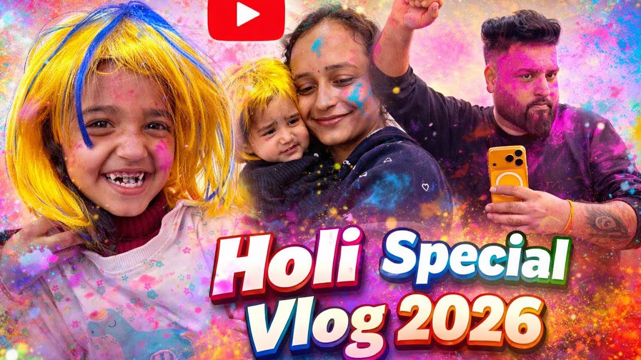 Happy Holi 2026 #viral #trending #fbreels #love #holi #explorepage #highlights #love #facebook #cute