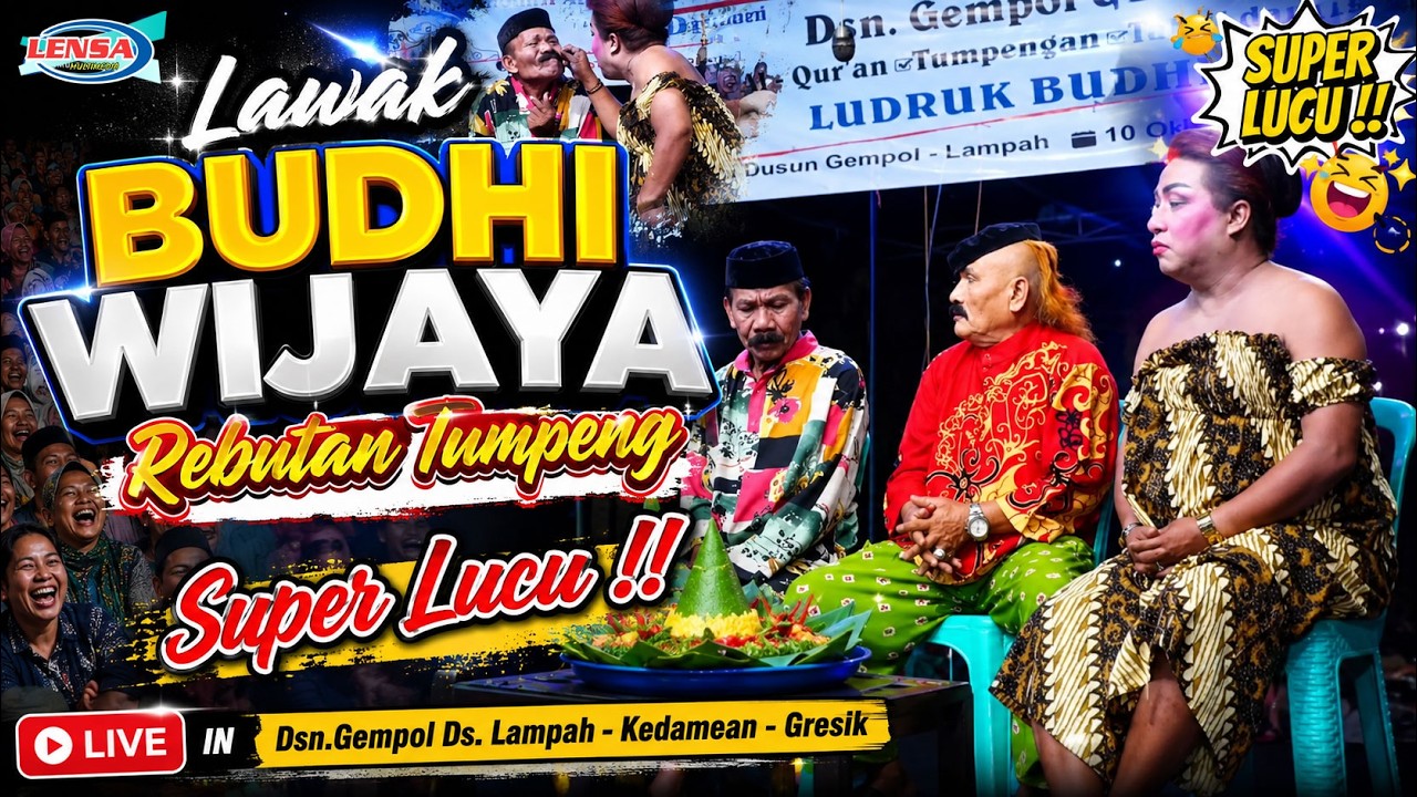 LAWAK BUDHI WIJAYA BIKIN PENONTON TERPINGKAL - PINGKAL - Live SEDEKAH BUMI GEMPOL - LAMPAH