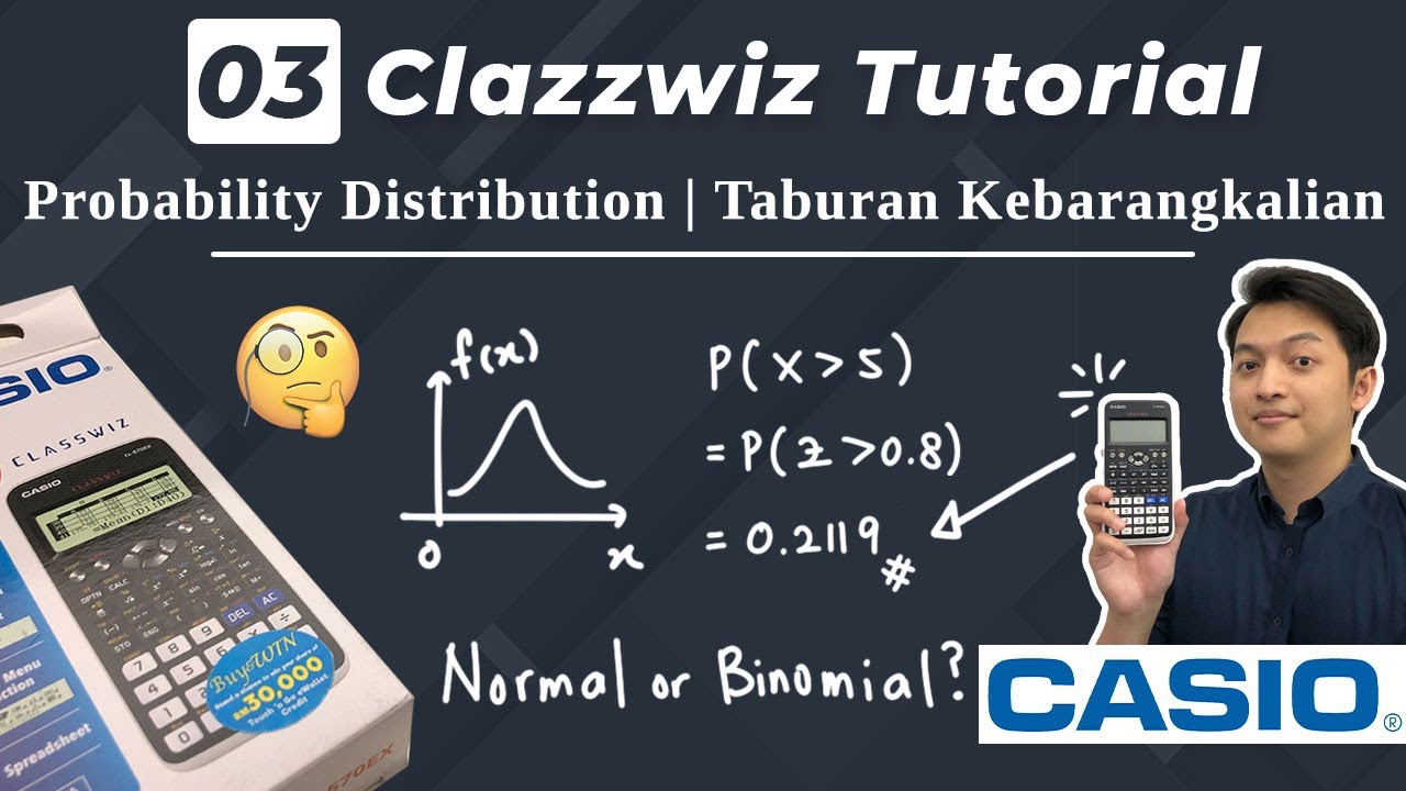 Classwiz Tutorial Part 3: Probability Distribution (i) | Taburan Kebarangkalian